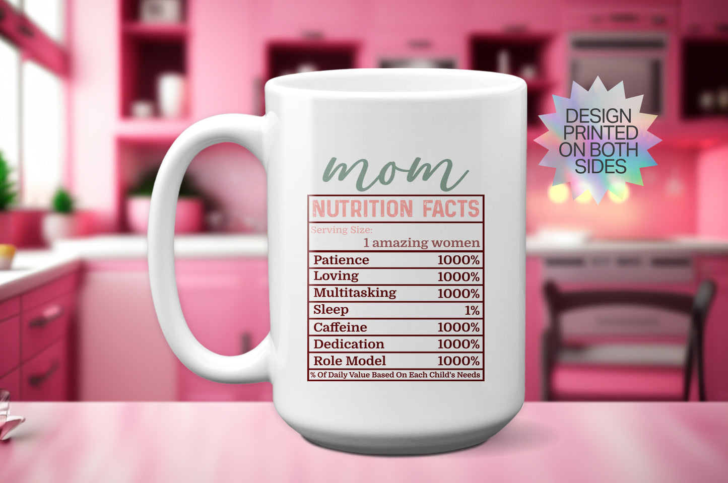 Unique "What A Mom Is Made Of" Mug
