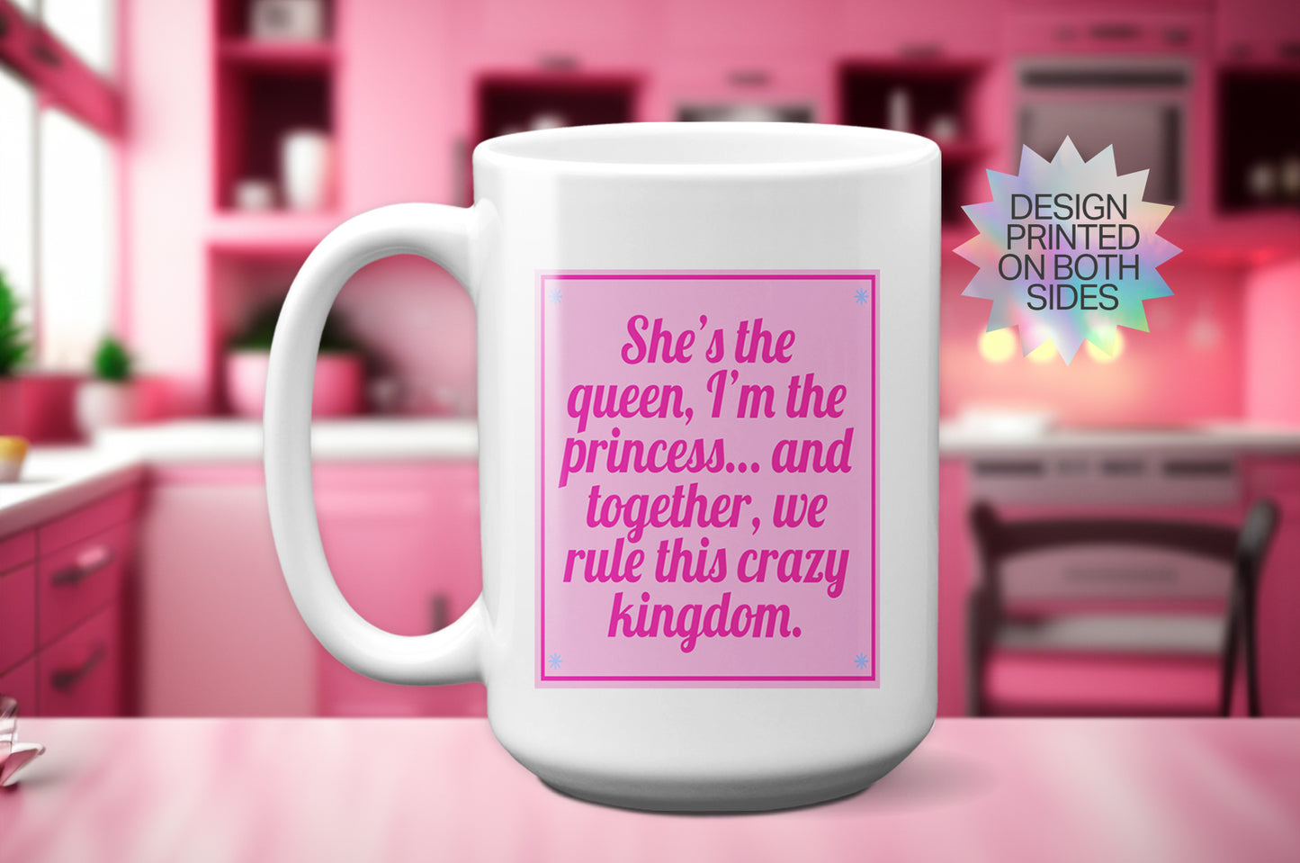 Rule the Kingdom with Our "Queen & Princess" Mother's Day Mug