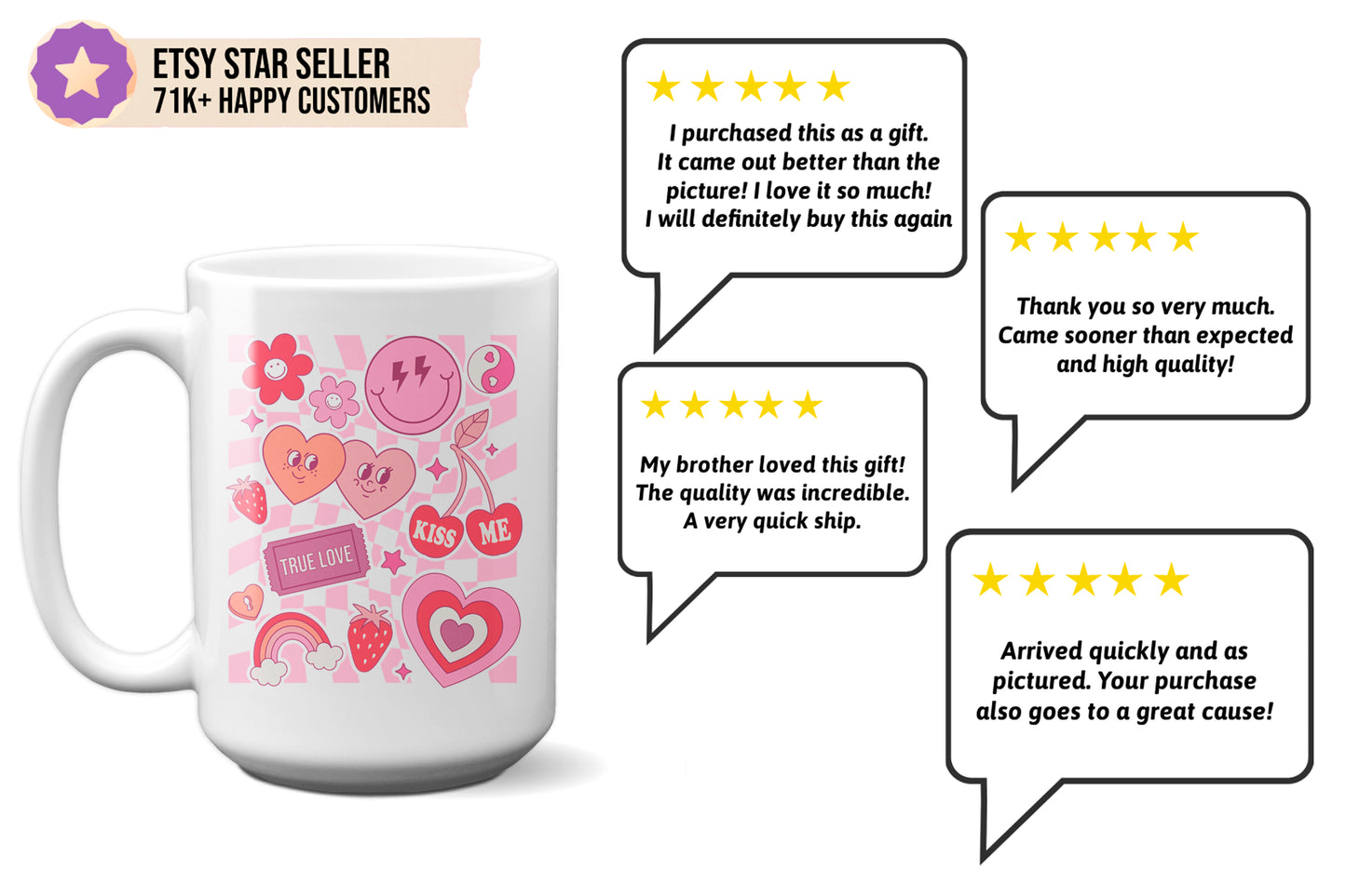 Fun "True Love" Valentine's Day Mug