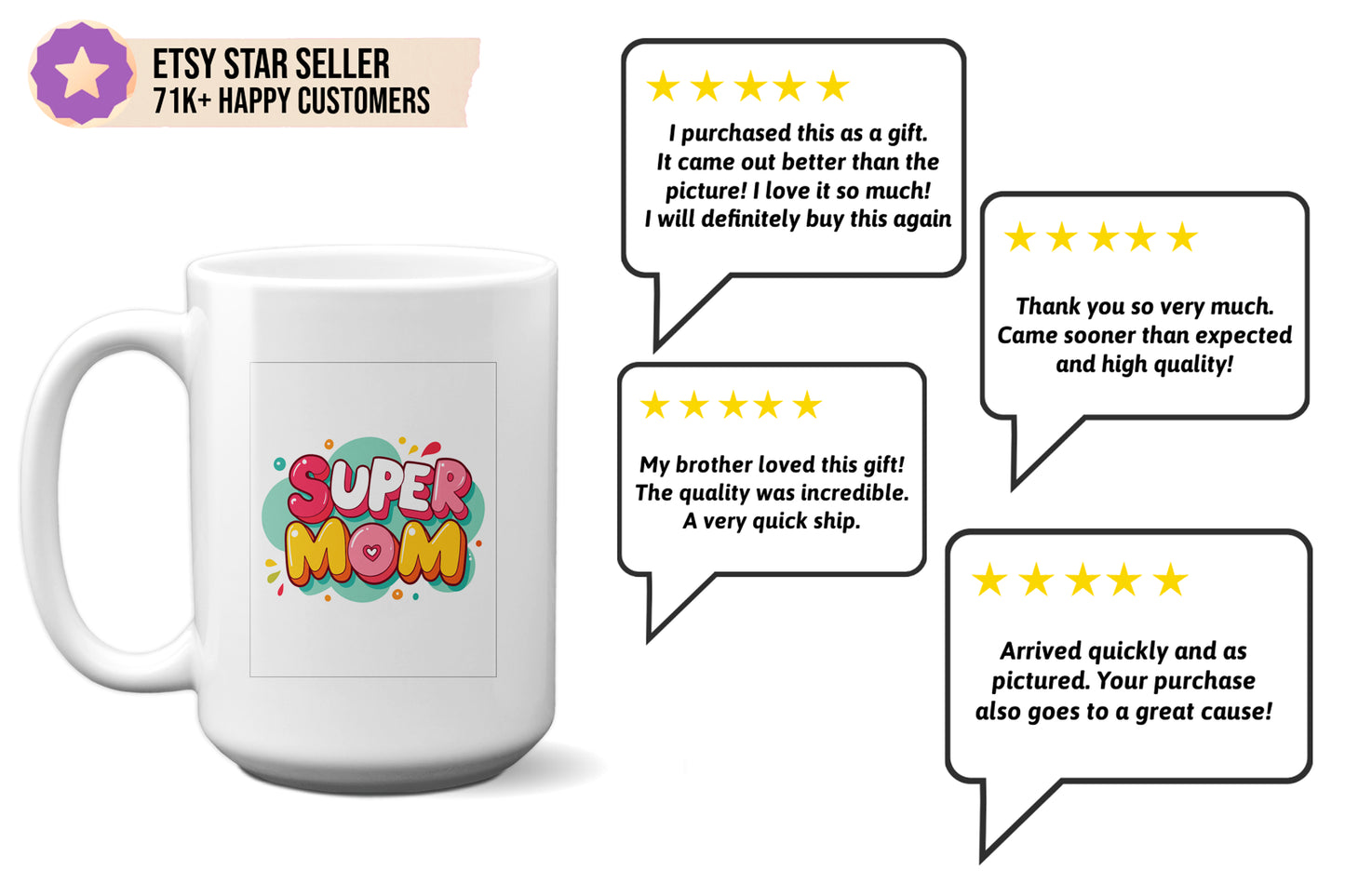 Mother's Day "Super Mom" Mug