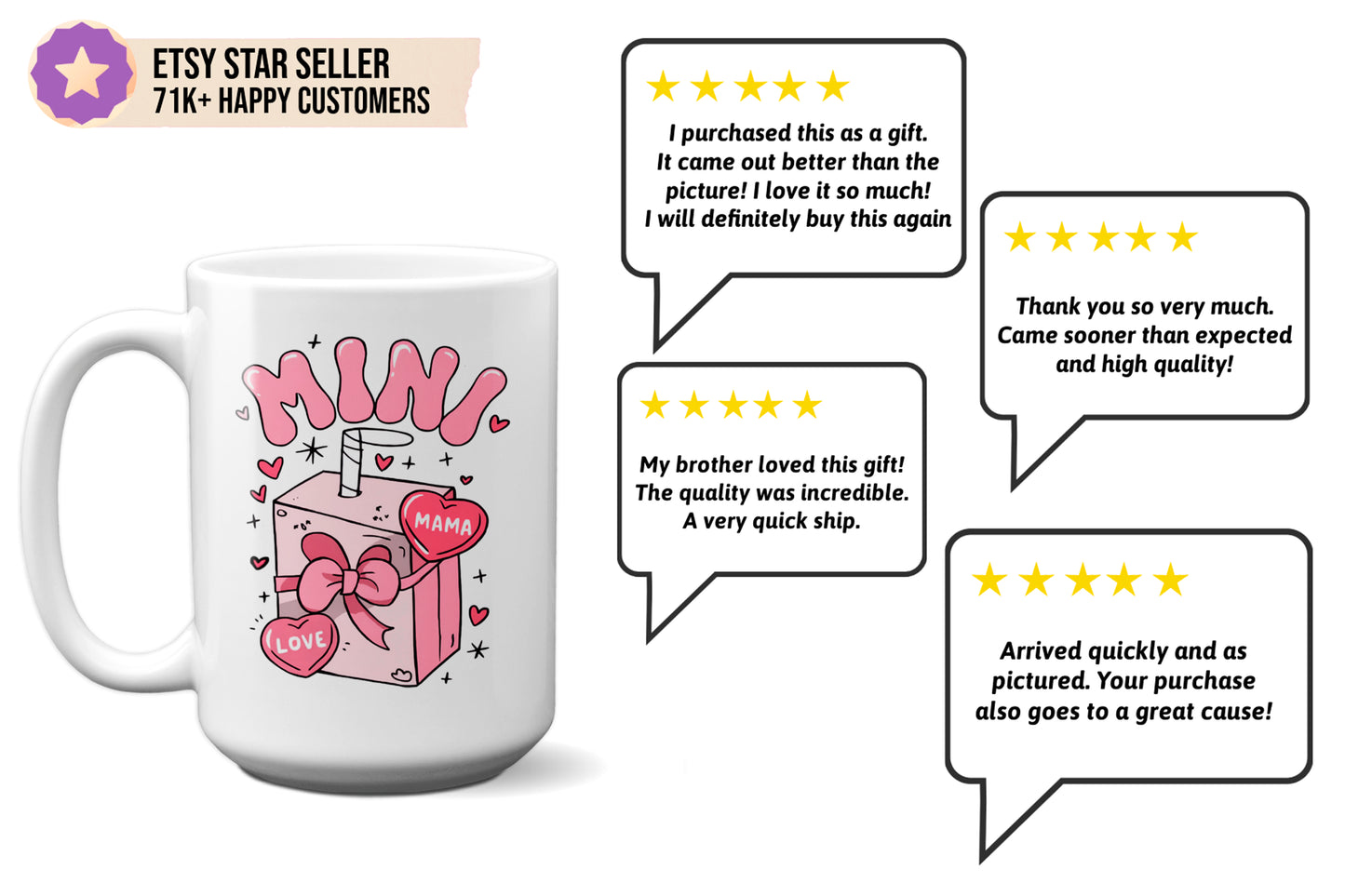Fun "Mini Love" Valentine’s Day Mug