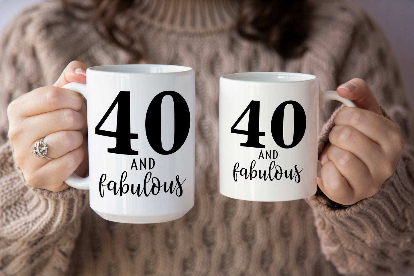 Fun "40 and Fabulous" Mug