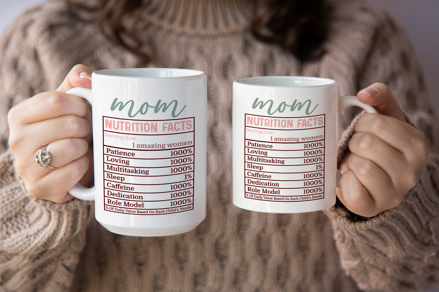 Unique "What A Mom Is Made Of" Mug