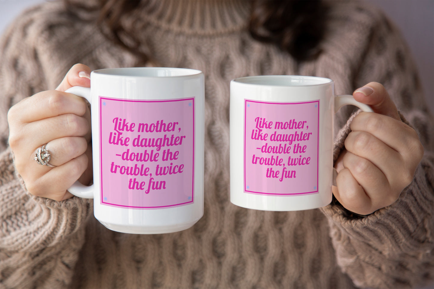 Dynamic Duo "Like Mother, Like Daughter – Double the Trouble, Twice the Fun" Mug