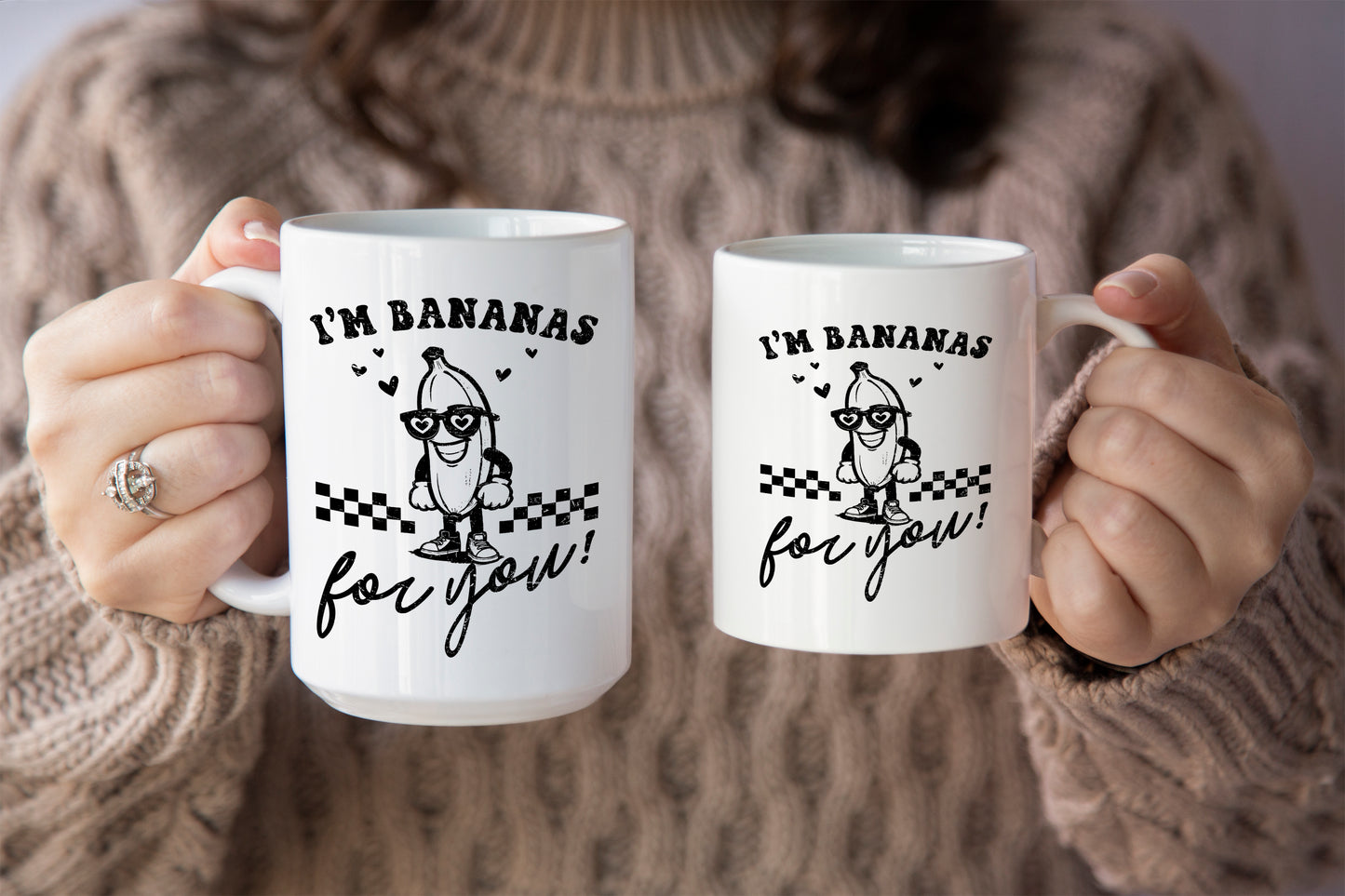 Fun "I’m Bananas for You" Valentine’s Day Mug