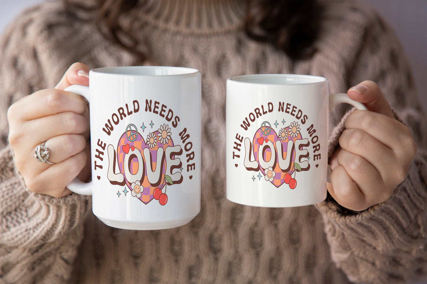 New "The World Needs More Love" Mug