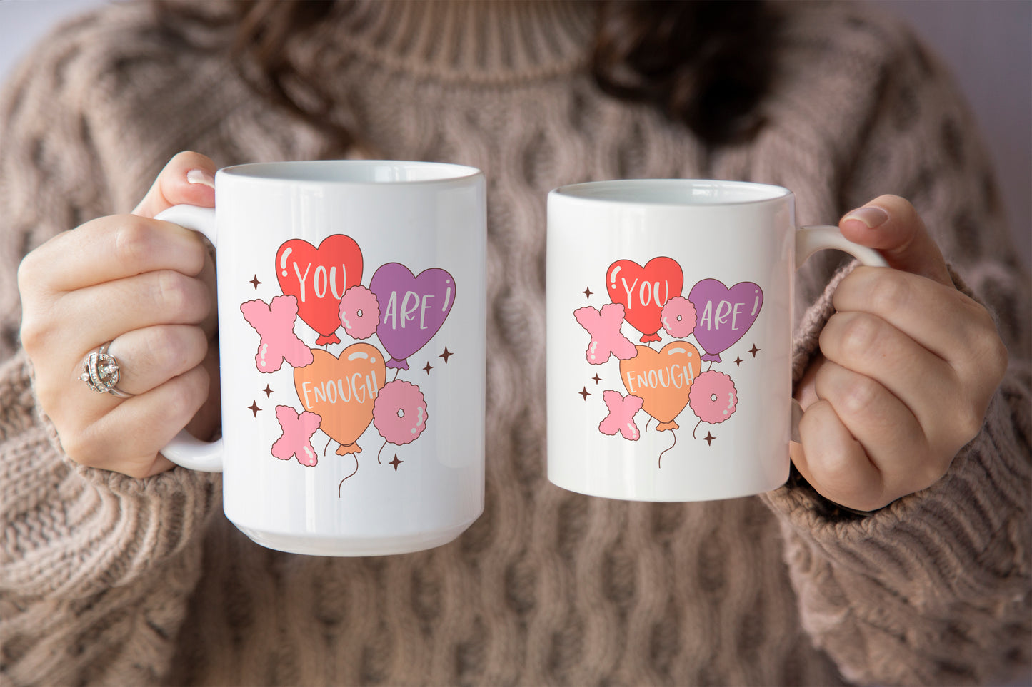 Super Sweet "You Are Enough" Valentines Mug