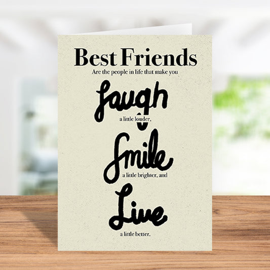 Best Friends Greeting Card