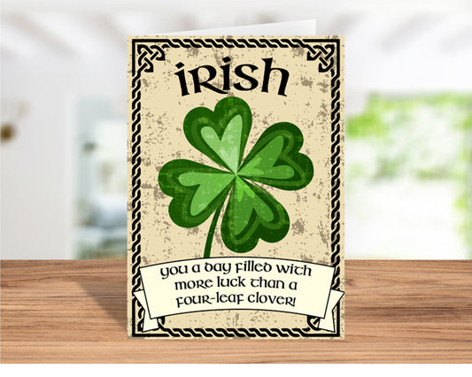 Happy St. Patrick's Day Greeting Card