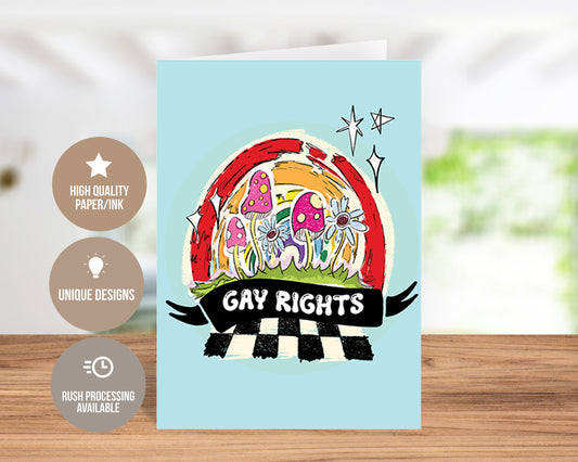 Gay Rights Greeting Card
