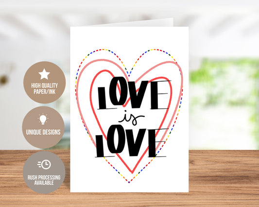 Love is Love Card