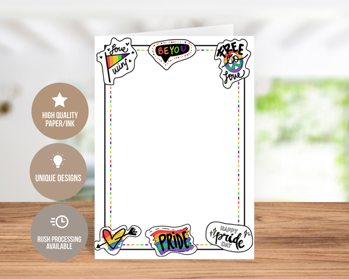 Pride Border Card