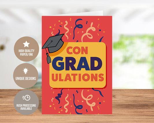 ConGRADulations-Traditional Card