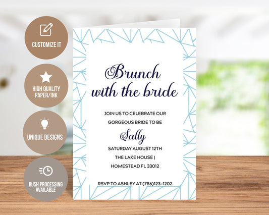 Brunch with the Bride Invitation Greeting Card