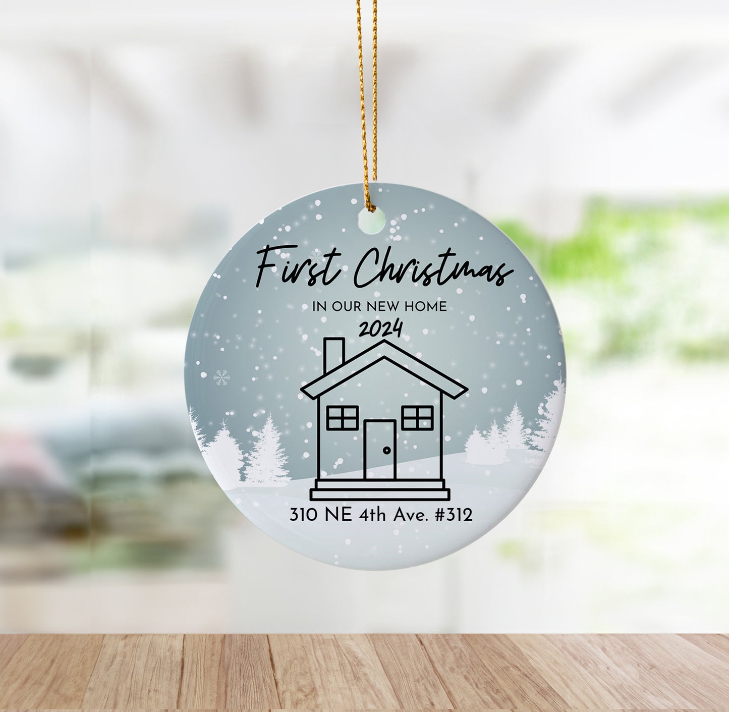 Christmas-Holiday Housewarming Ornament