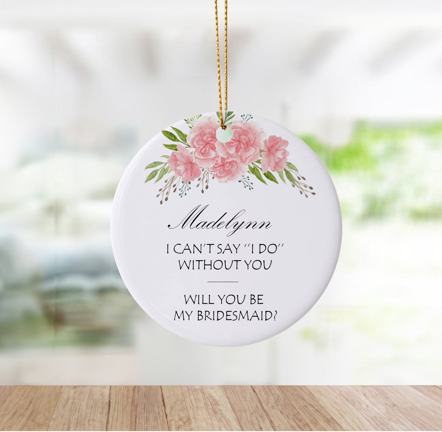 Bridesmaid Proposal Ornament