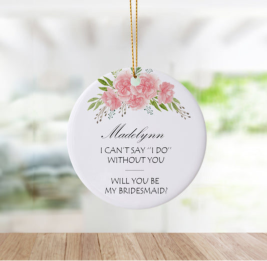 Bridesmaid Proposal Ornament