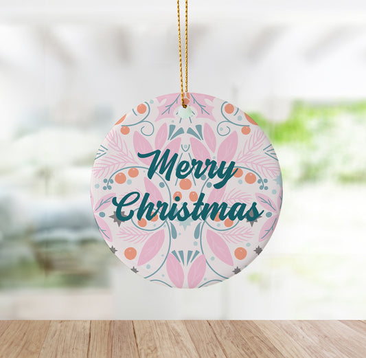 Merry Christmas Decorative Ornament