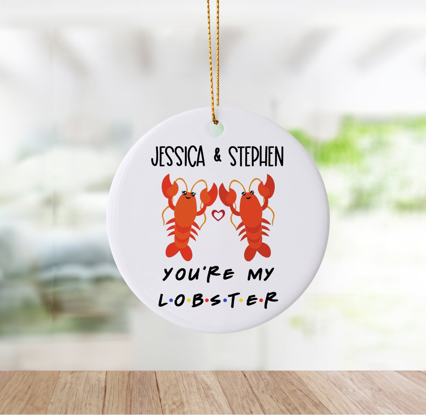 "You're My Lobster" Holiday Ornament