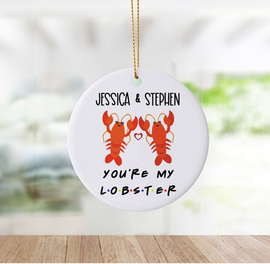 "You're My Lobster" Holiday Ornament