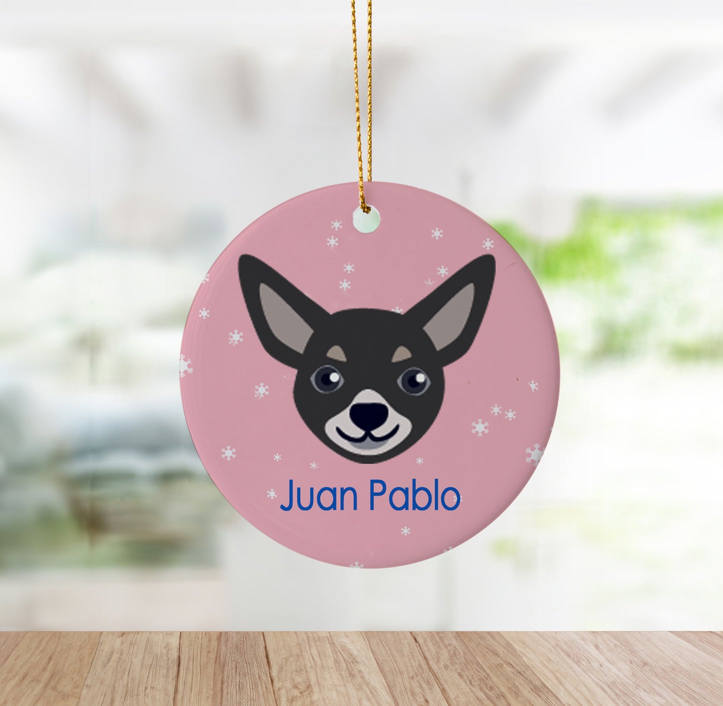 Chihuahua Custom Dog Ornament