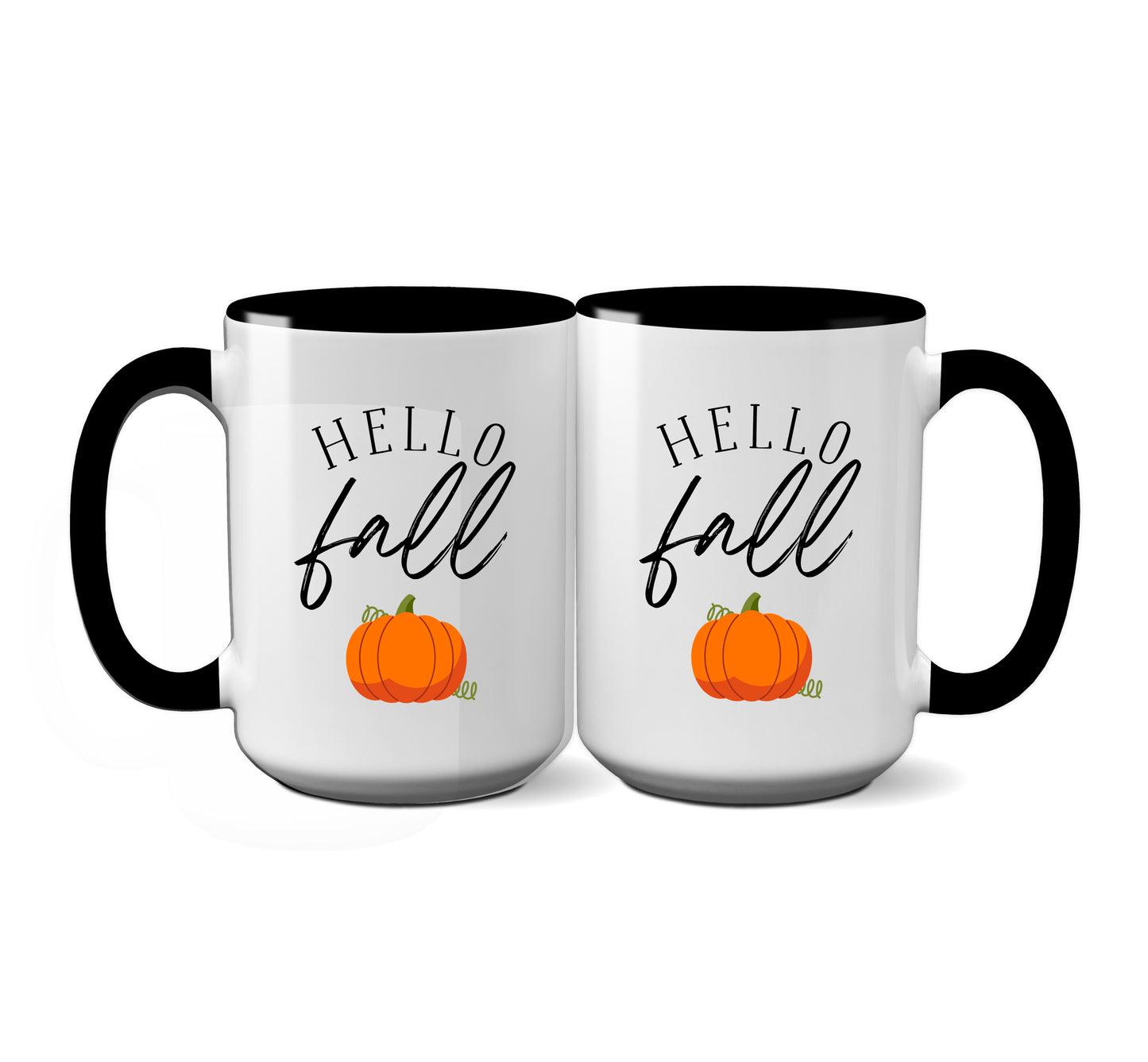 "Hello Fall" Pumpkin Mug