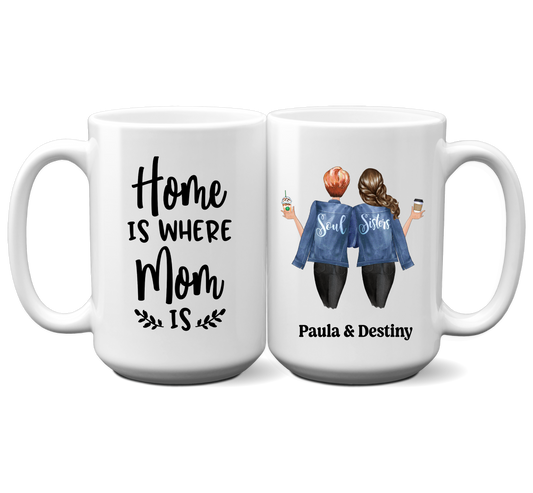 Home Is Where Mom Is- Mug