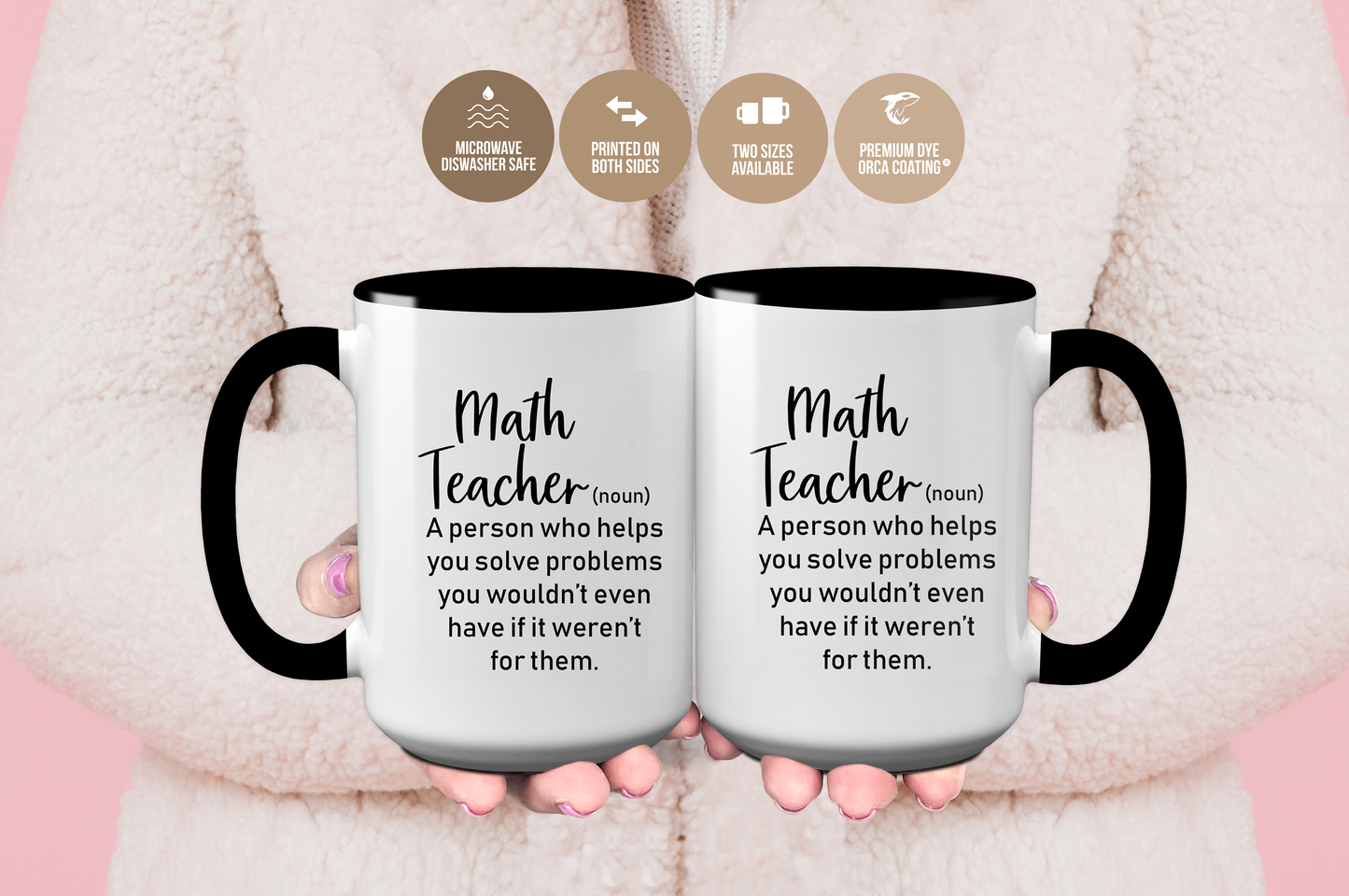 Math Teacher Definition Funny Mug