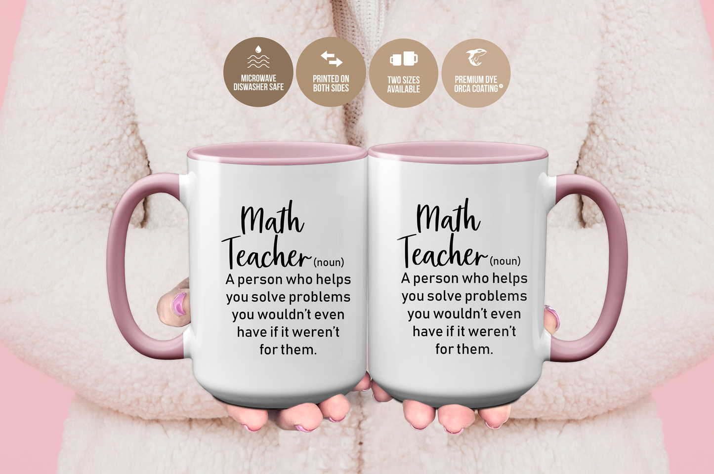 Math Teacher Definition Funny Mug