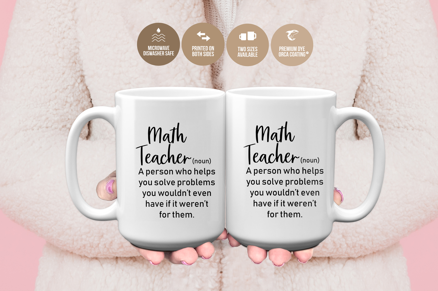 Math Teacher Definition Funny Mug