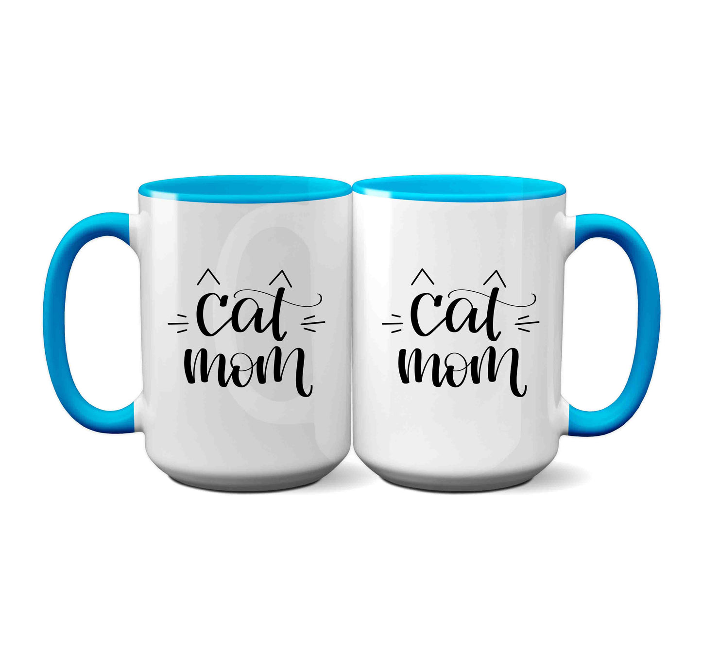Cat Mom With Cat Ears And Whiskers Mug