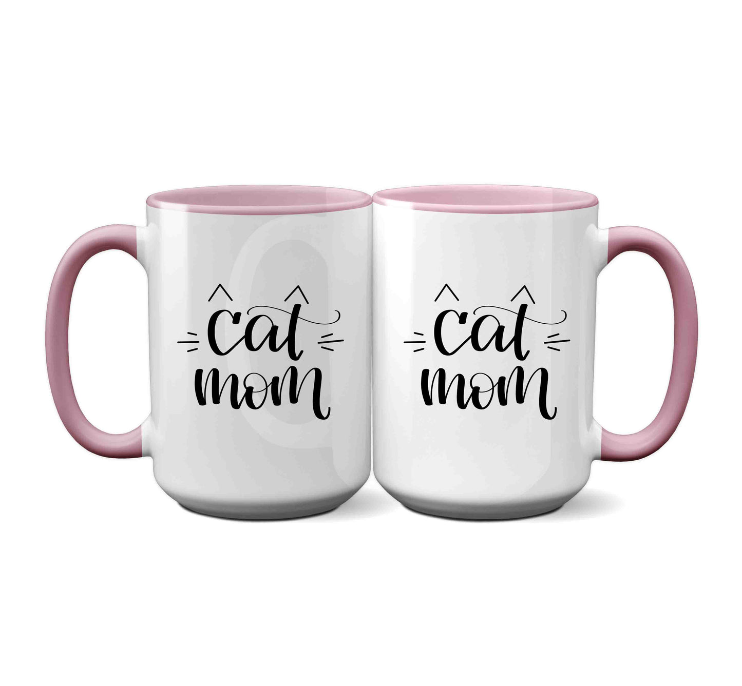 Cat Mom With Cat Ears And Whiskers Mug