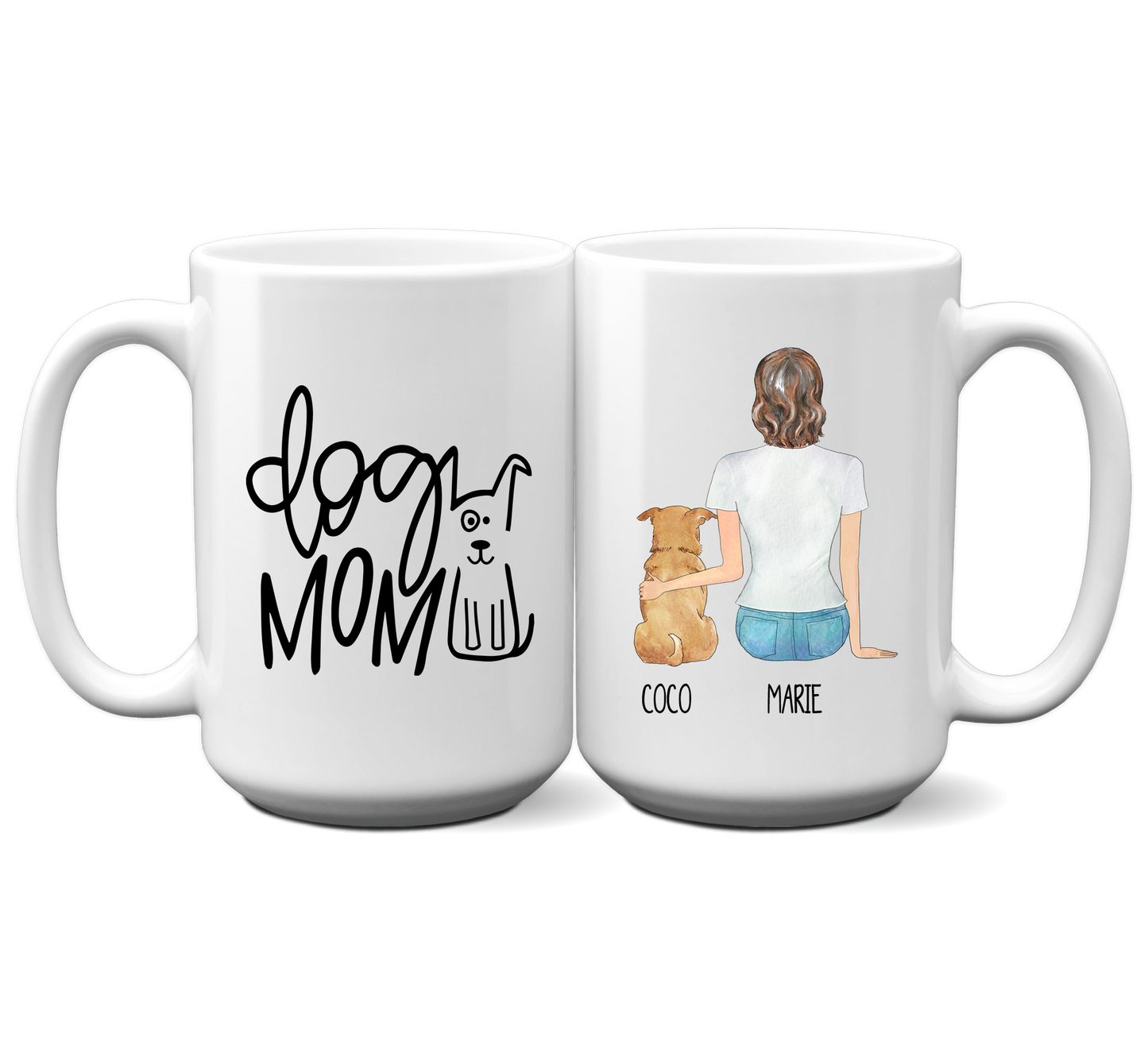 Dog Mom - Personalized Mug