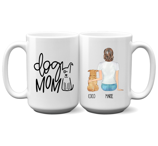 Dog Mom - Personalized Mug