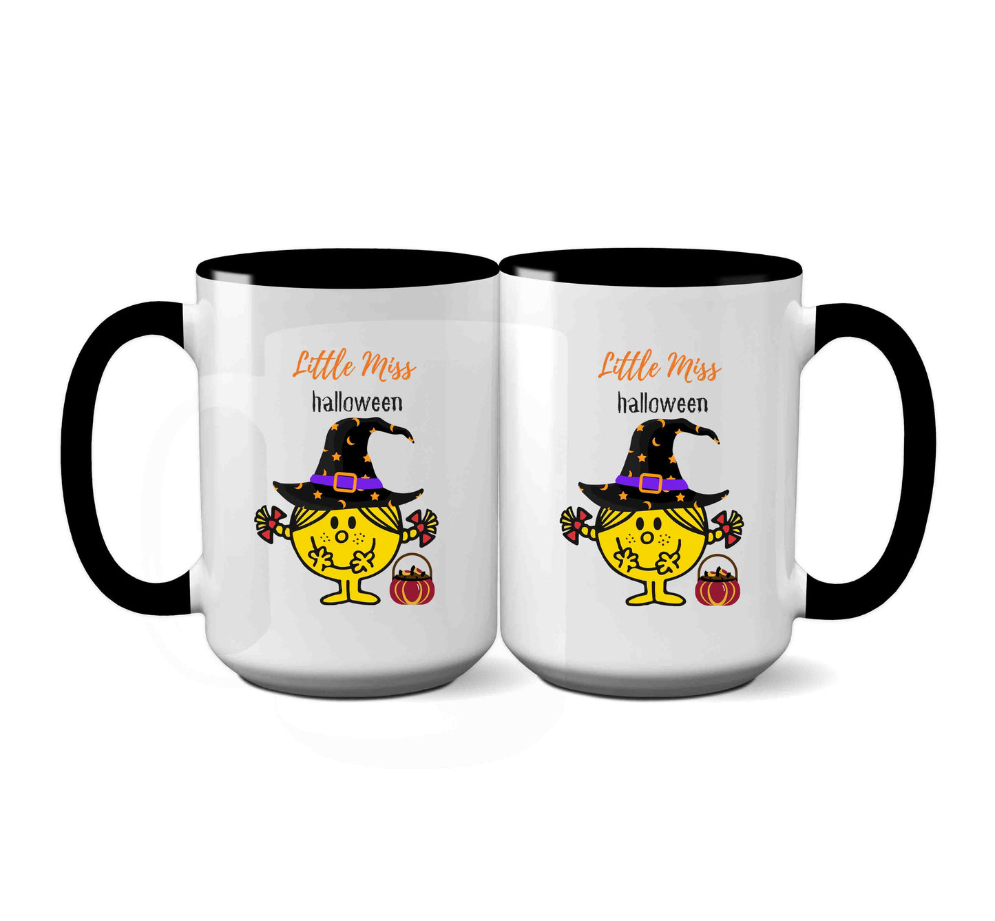Cute "Little Miss Halloween" Witch Mug