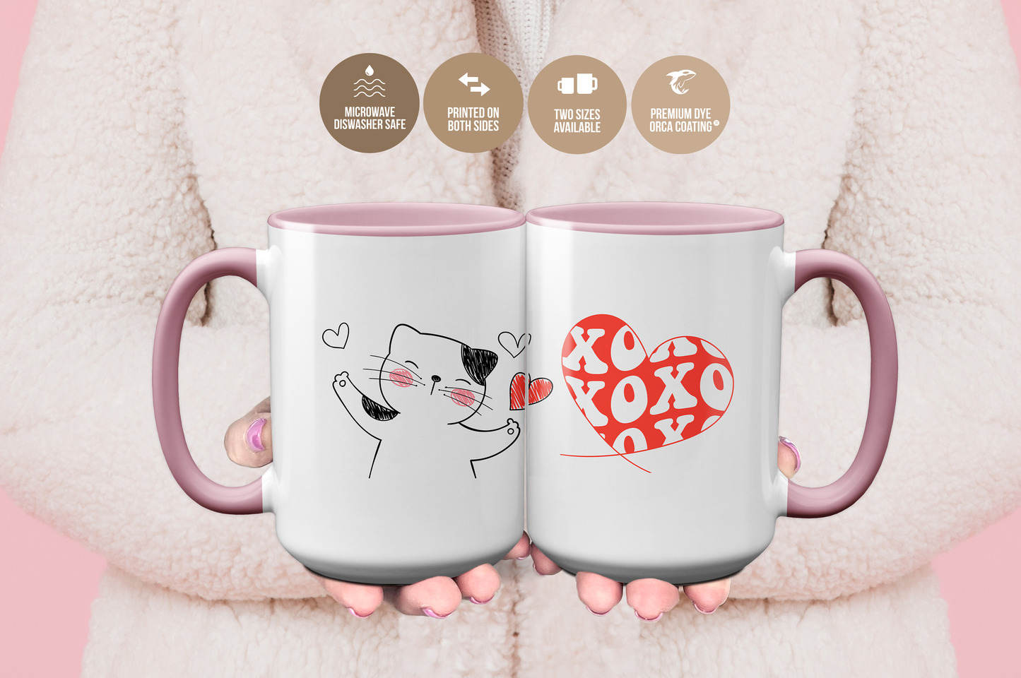 XOXO Kitten Mug Valentine's Day Mug
