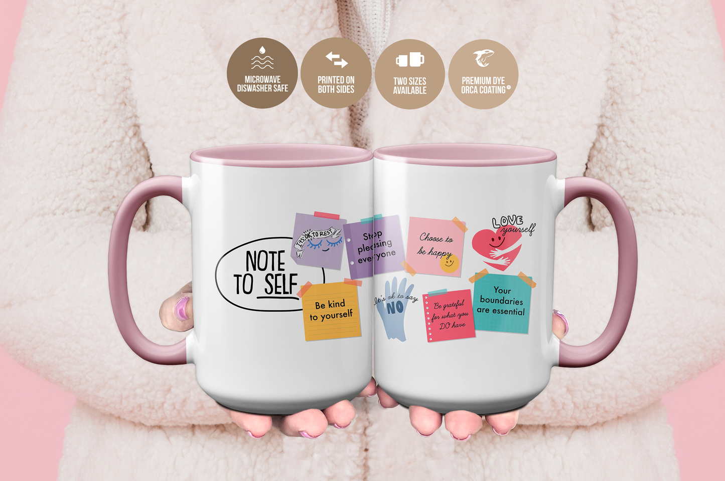 Note To Self Positive Affirmation Mug