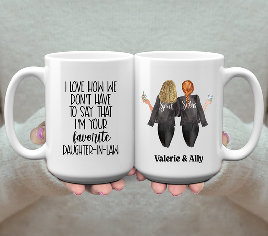 Favorite Daughter-IN-Law Personalized Mug
