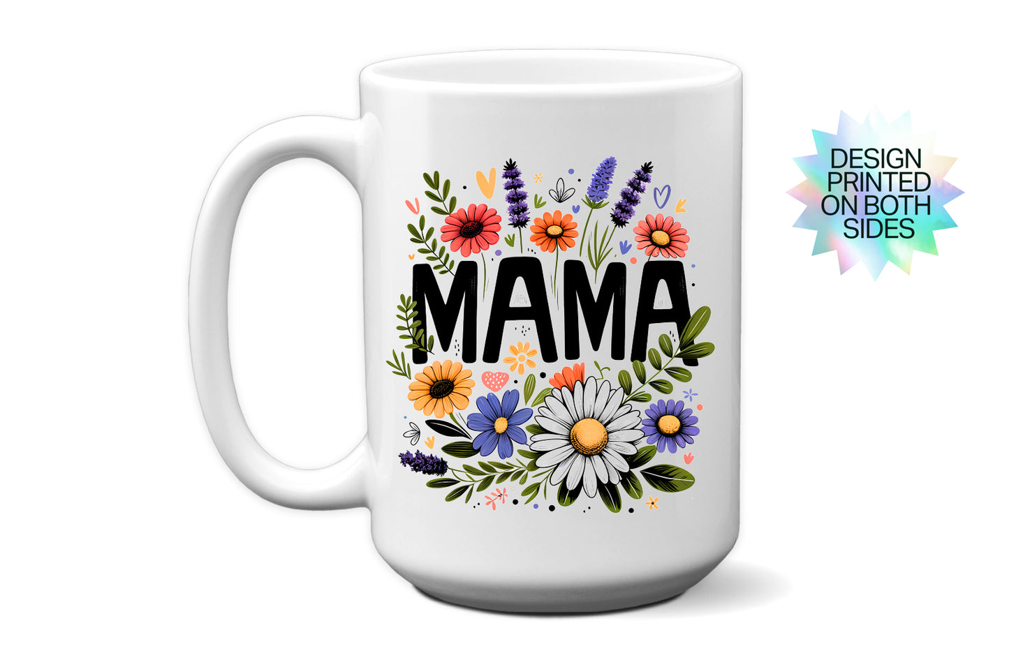 Mother's Day "Mama" Floral Mug