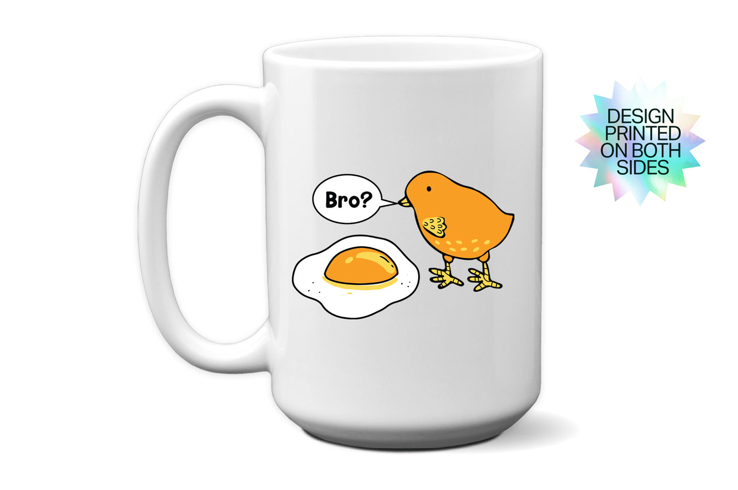 Funny "Cracked Egg" Easter Mug