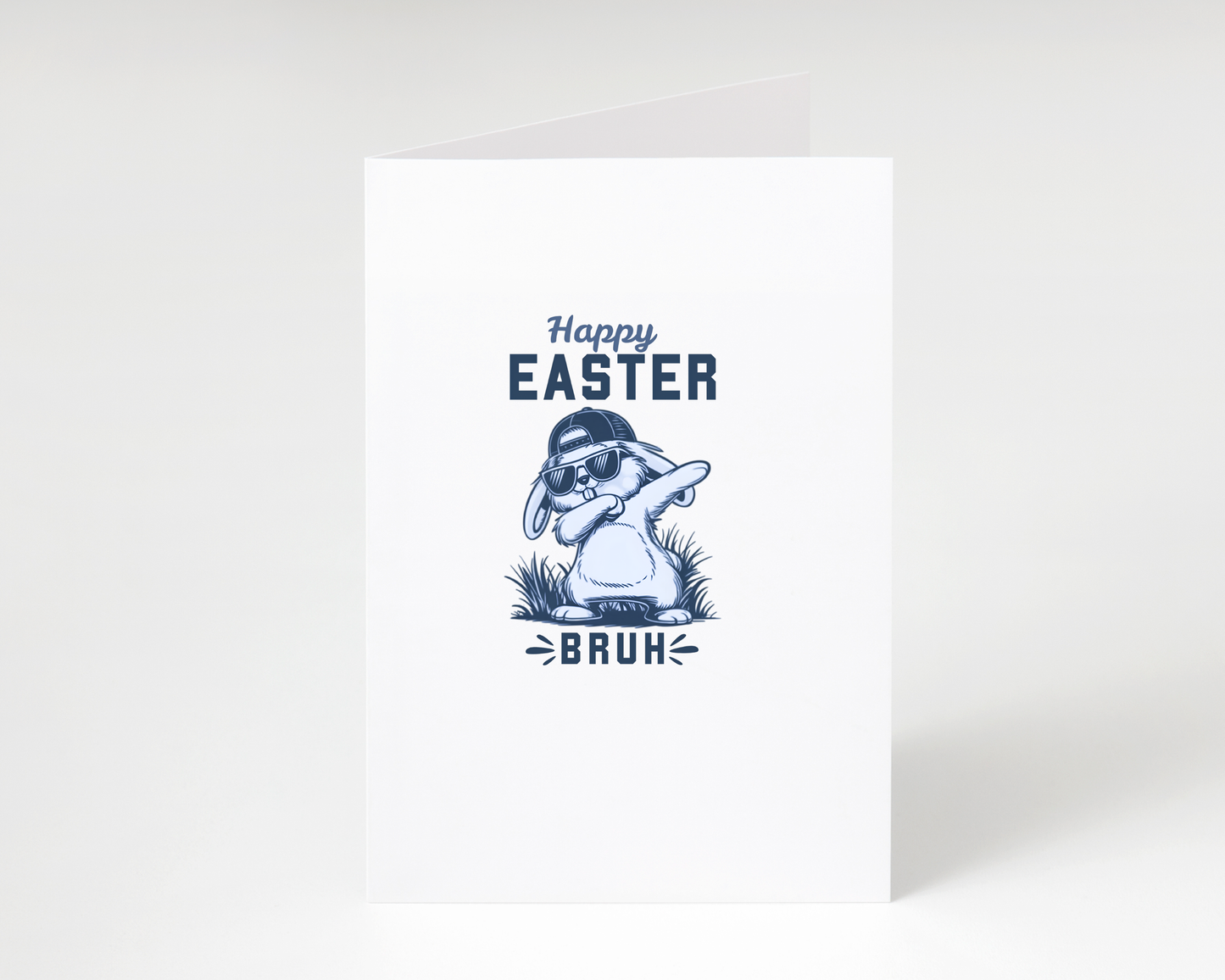Funny "Happy Easter BRUH" Easter Card