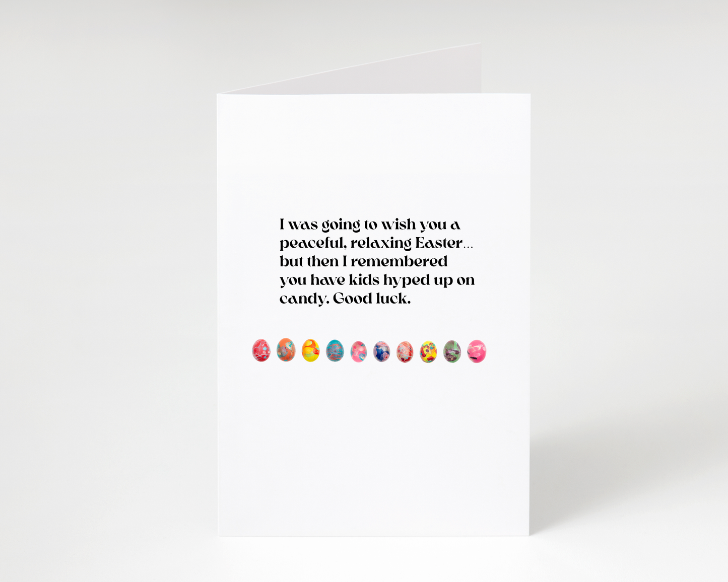 Funny "Kids Hyped Up On Sugar" Easter Card