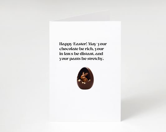 Funny "In-Laws Be Distant" Easter Greeting Card