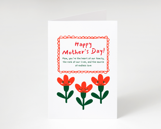 Happy Mother's Day "Heart of Our Family" Card