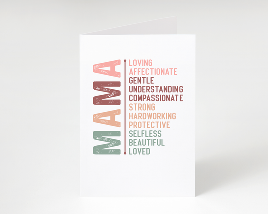 Happy Mother's Day "Mama Affirmations" Card