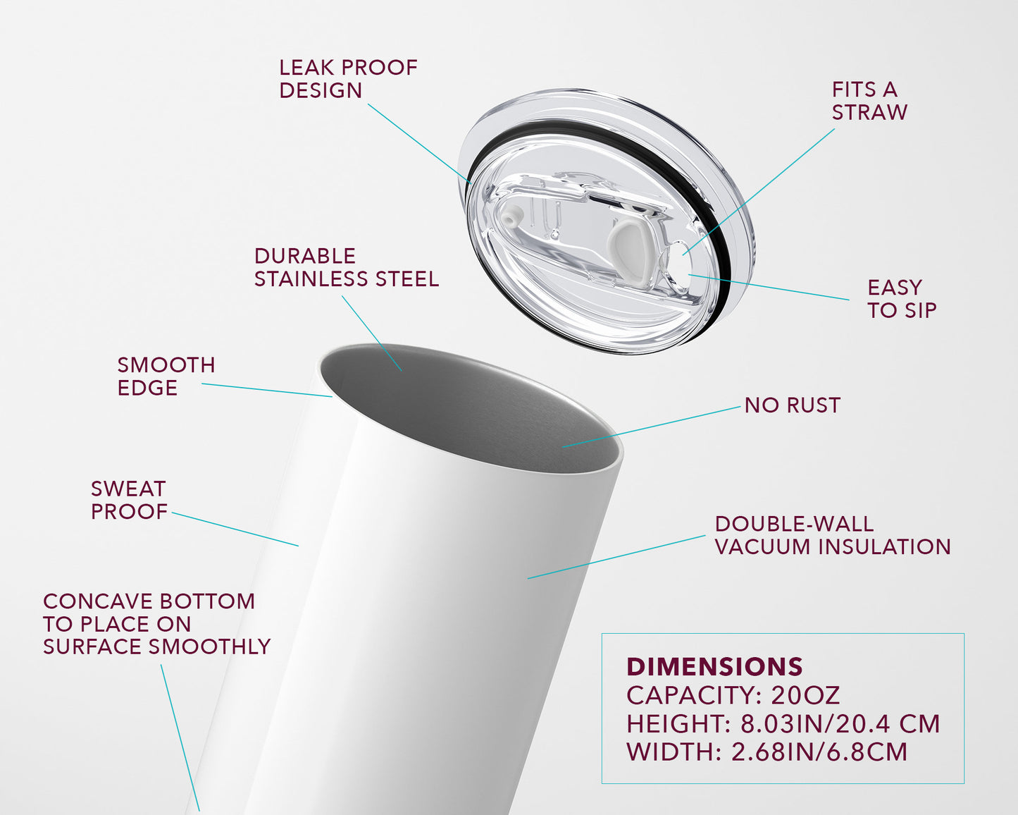 Summer Vacation Beach Tumbler