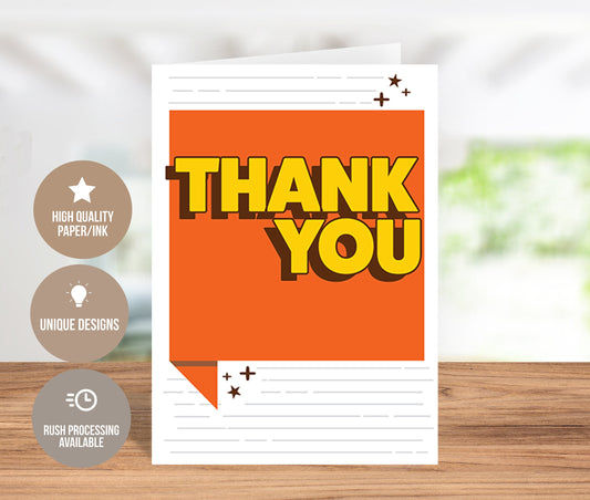 Thank You Greeting Card