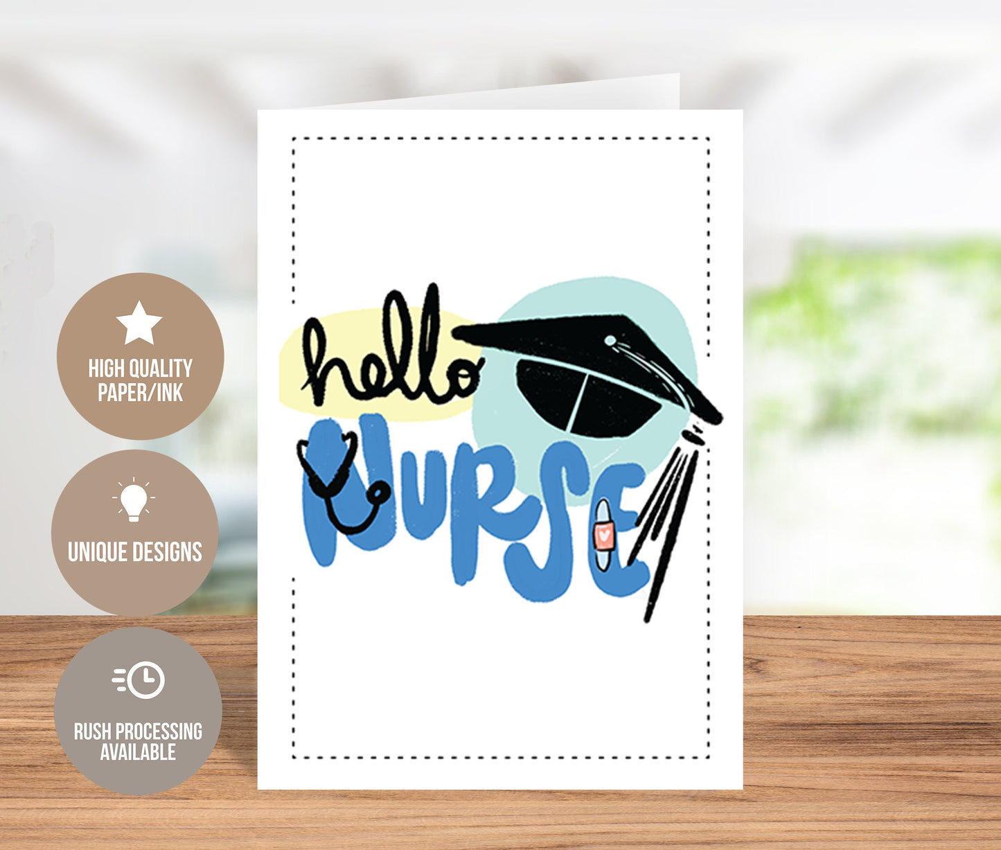 Hello Nurse Graduation Card