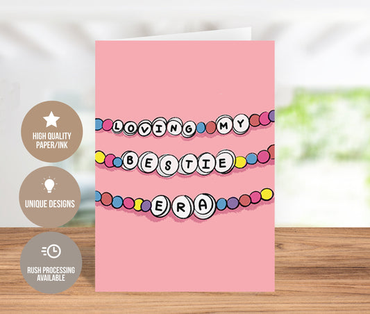 Loving My Bestie Era Galentine's Day Greeting Card