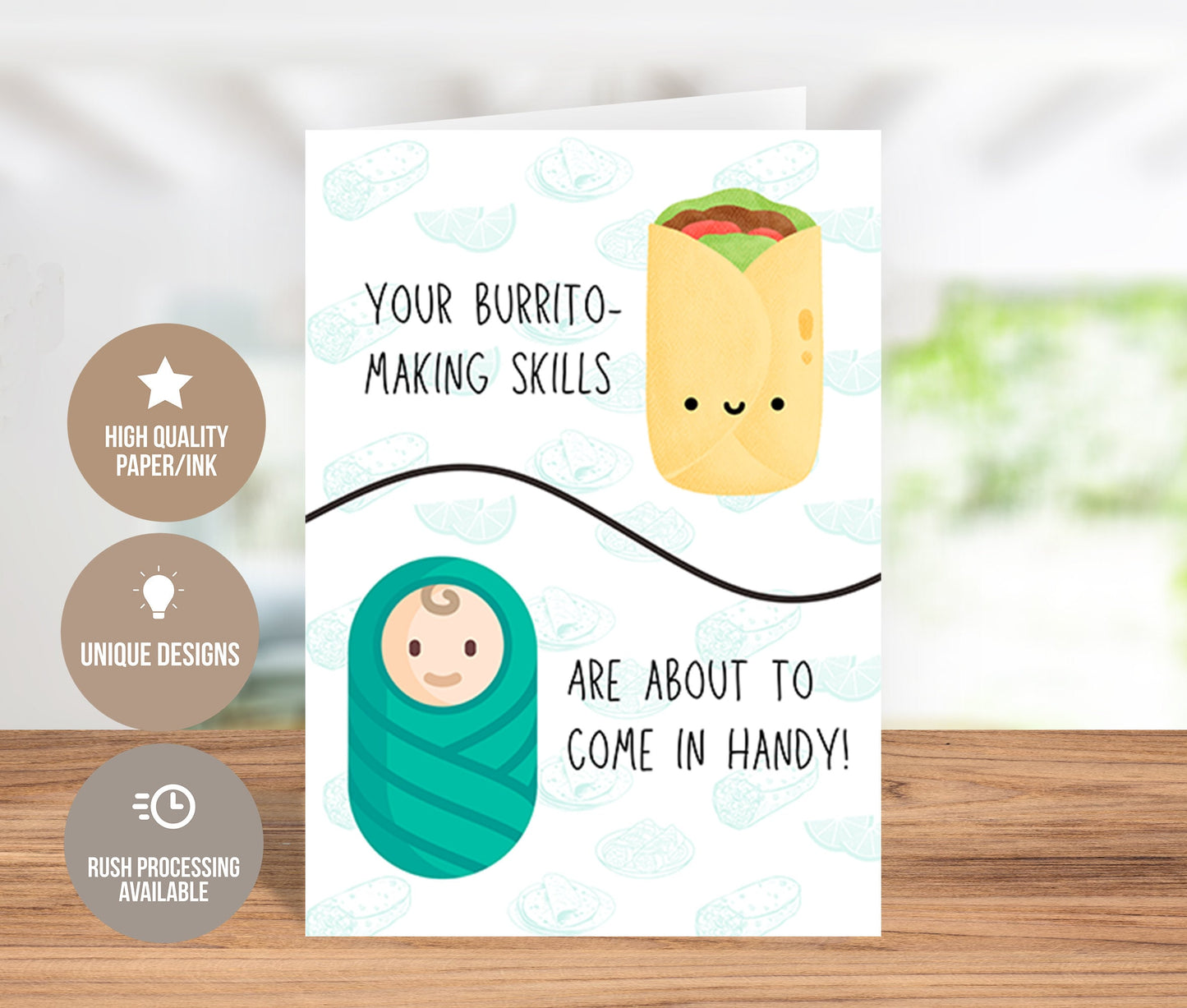 Funny Pregnancy Announcement Greeting Card
